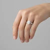 Silver Evoliette Solitaire Ring