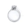 Silver Veloura Drop Solitaire Ring