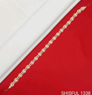 Stylish Rajasthani Matha Patti Maang Tikka for Girls & Women And Traditional Gold Plated Kundan Pearl Maang Tikka with Stone Centerpiece for Women & Bridal Wear