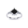 925 Silver Tresa Black Onyx Natural Gemstone Solitaire Ring