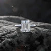Silver Hall of Light Solitaire Ring