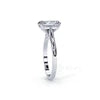 Silver Hall of Light Solitaire Ring