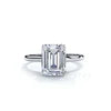 Silver Hall of Light Solitaire Ring