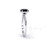 925 Silver Veloura Drop Black Onyx Natural Gemstone Solitaire Ring