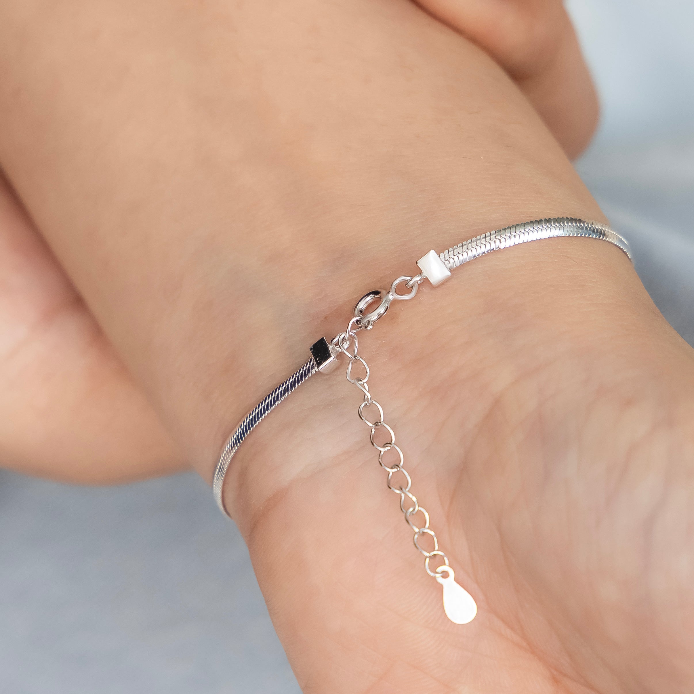 Silver Heart Charm Bracelet