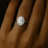 Silver Orana Oval Solitaire Ring