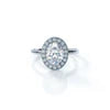Silver Orana Oval Solitaire Ring