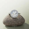 Silver Elowen Round Solitaire Ring