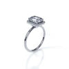Silver Mirelle Octagonal Solitaire Ring
