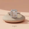 Silver Mirelle Octagonal Solitaire Ring