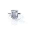 Silver Mirelle Octagonal Solitaire Ring