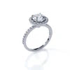 Silver Noira Round Solitaire Ring