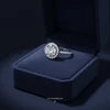 Silver Noira Round Solitaire Ring