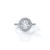 Silver Noira Round Solitaire Ring