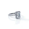 Silver Alune Octagonal Solitaire Ring
