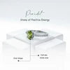 925 Silver Evoliette Peridot Natural Gemstone Solitaire Ring