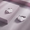 Personalised Plain Eryx Couple Rings