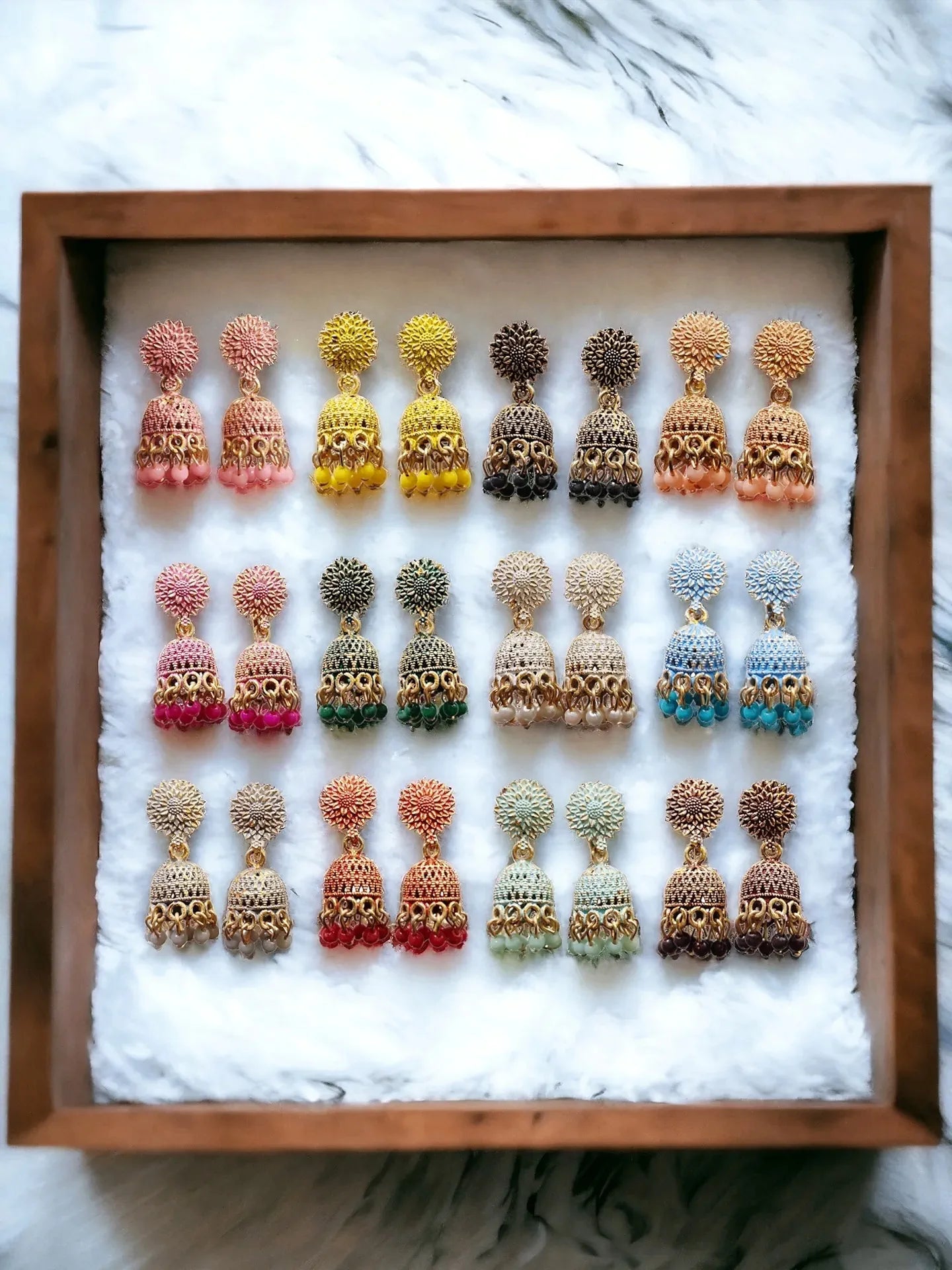 Combo of 12 Pair Jhumka Set For Women And Girls