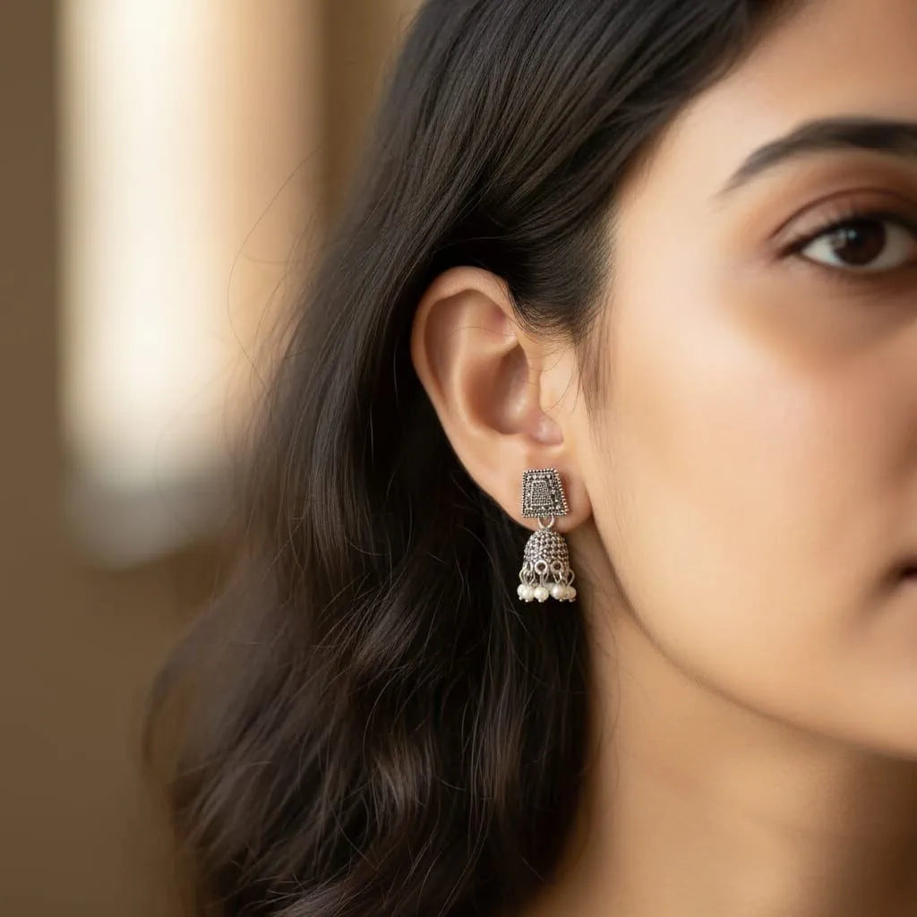 One for every mood! ✨ Grab our exclusive 12-pair Oxidized Earring Combo and stay festive-ready all year long. Shop now at Tulsi Adornments (Official).